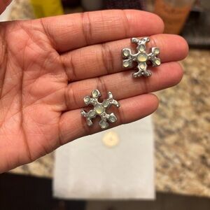 Tory Burch Silver Earrings
